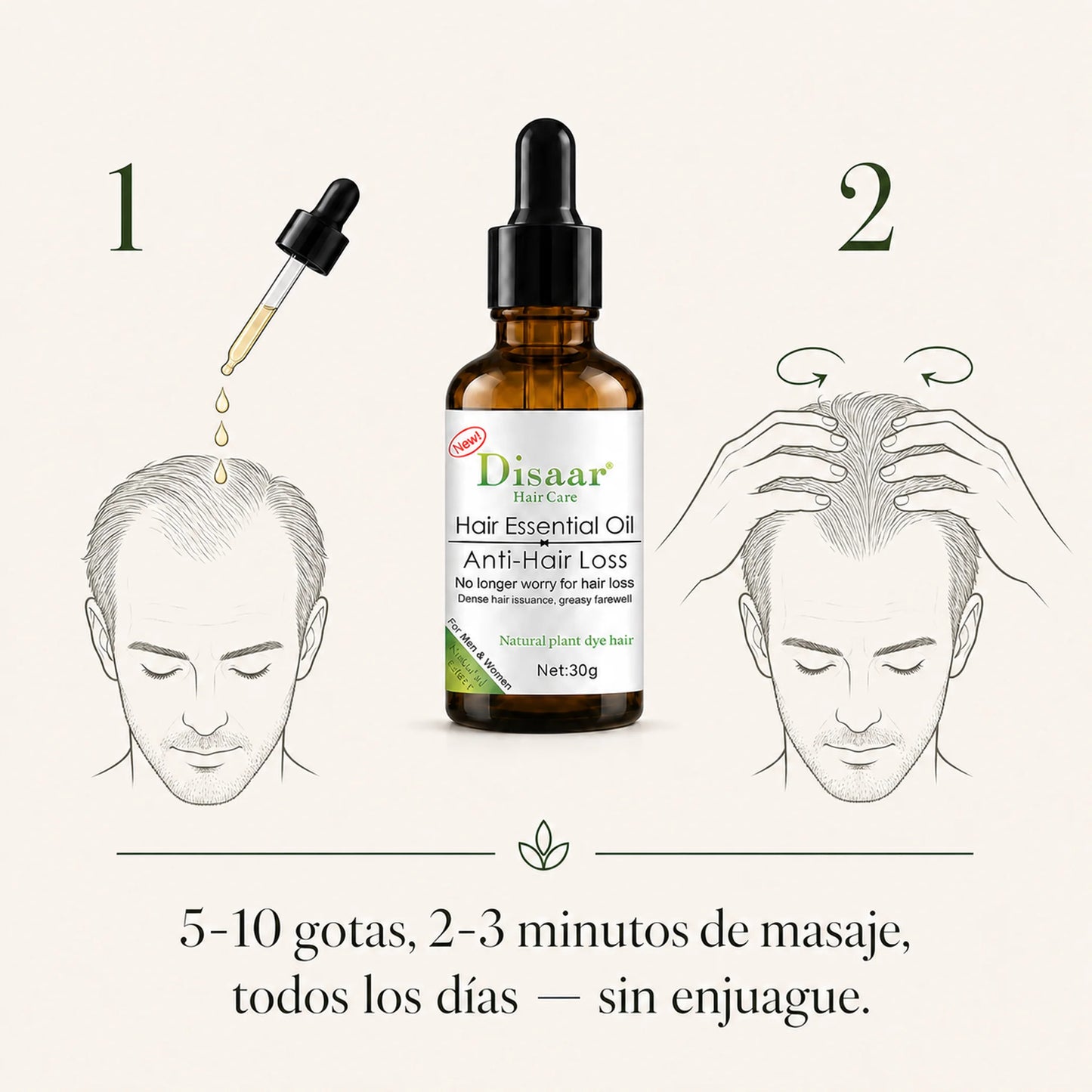 Aceite Esencial Anti-Caída